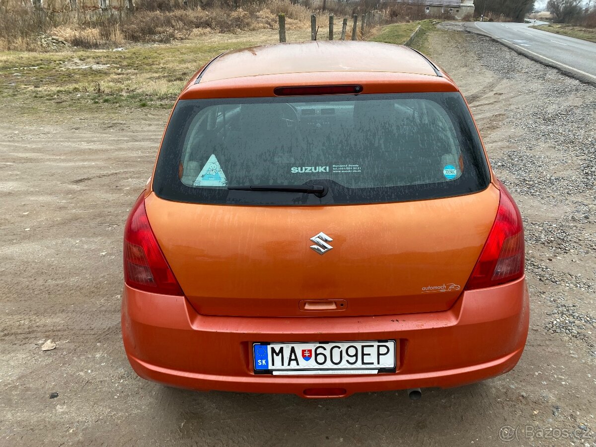 Predám Suzuki Swift 1,3 benzin rv 2005 - 8
