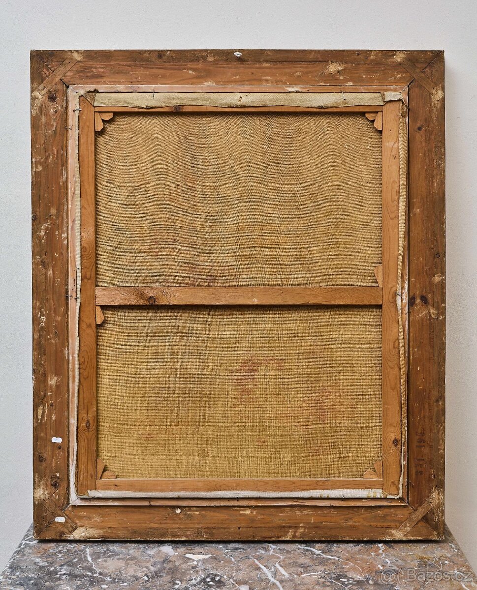 Velký obraz s květinovým zátiším, signováno - 8