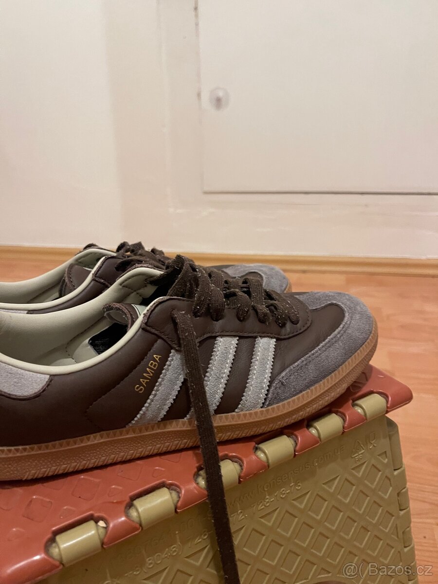 Adidas Samba OG – Bright Wonder / Putgre / Gold Metallic - 8