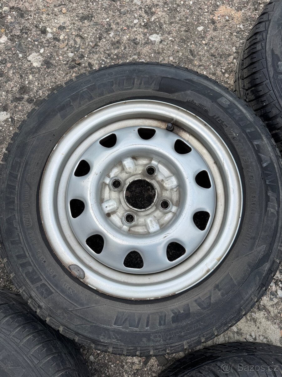 5× kola 165/70 R13 – ocelové disky - 8