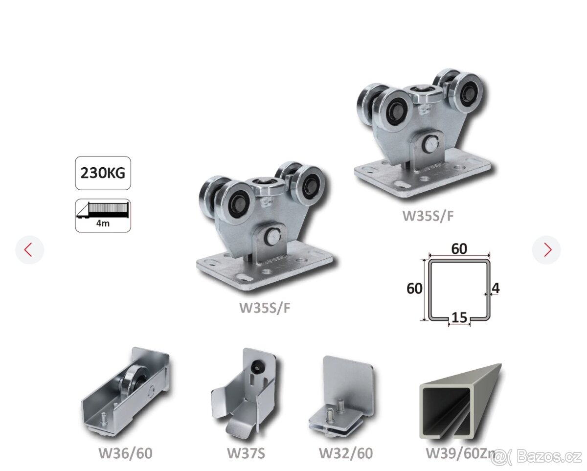 Posuvná brána včetně pohonu Nice Road 400 - 8