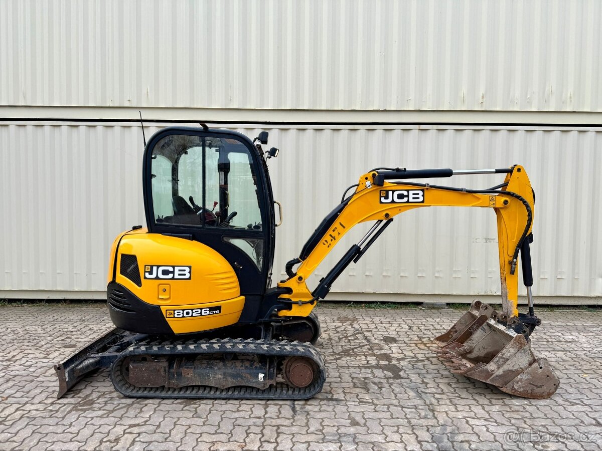 Prodám minibagr JCB 8026CTS - 8