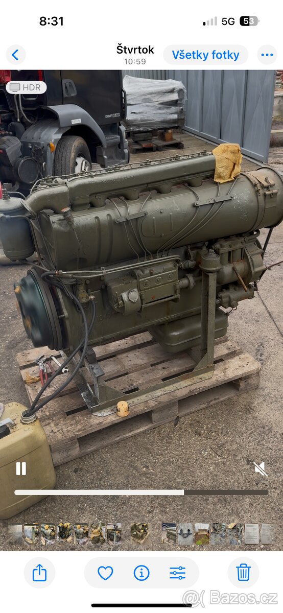 Motor pv3s V3S vojenska ulozenka - 8