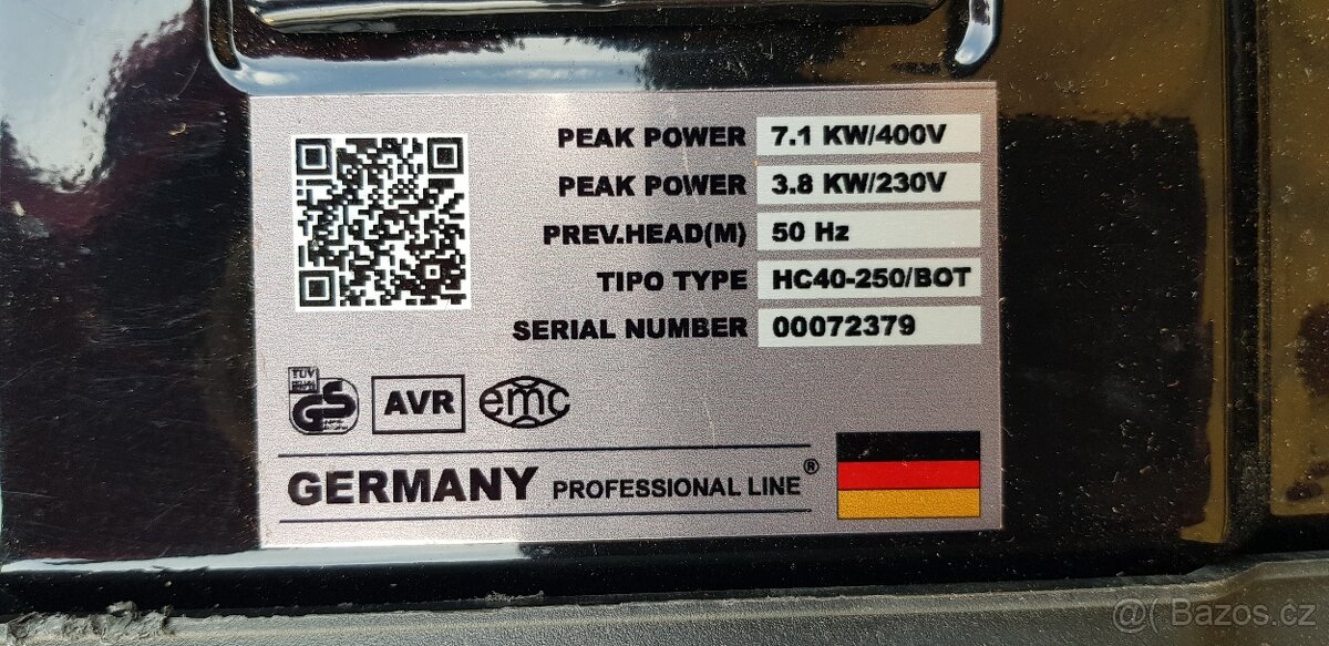 Invertorová elektrocentrála MELKHERF M7180HR6 - 8