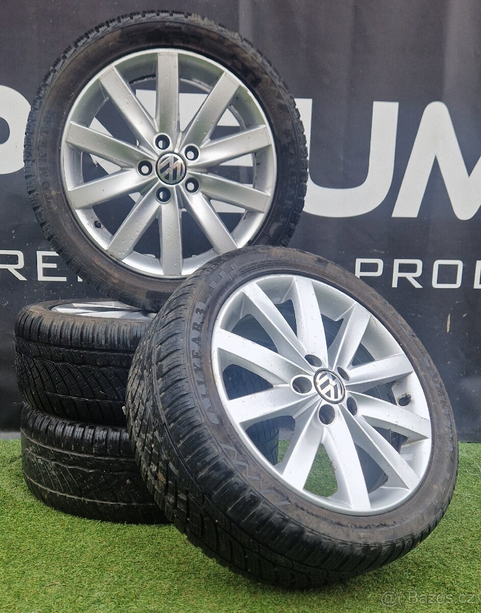 5x112 R17 Volkswagen golf 6 +❄️ zimní pneu POUŽITÝ STAV - 8