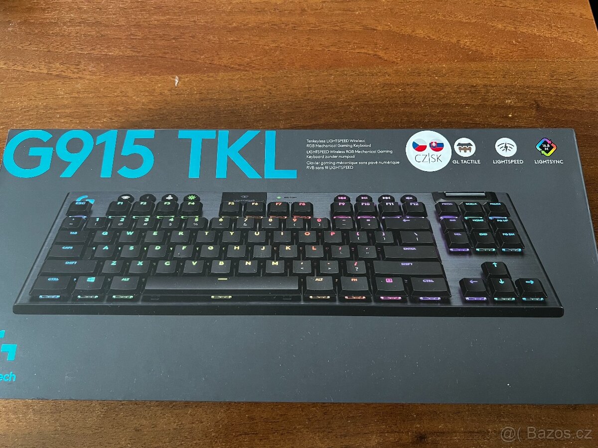 Herní mechanická klávesnice Logitech G915 TLK CZ - 8