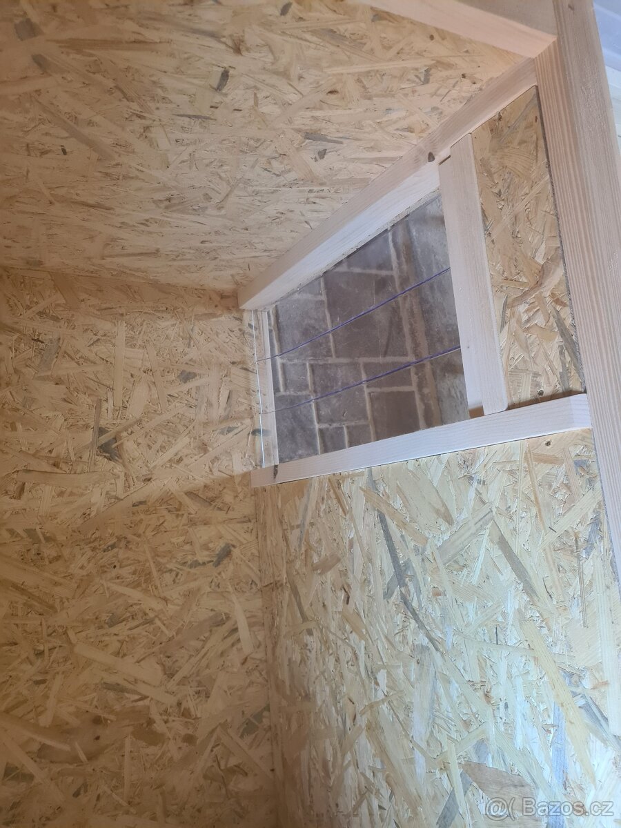 Psí bouda s krytinou a zástěnou (PALUBKY/OSB), 6 velikostí - 8
