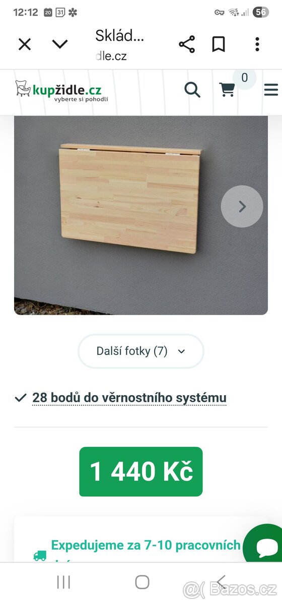 Prodej stolu na zeď - 8