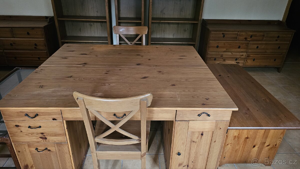 Nábytek Set. IKEA MARKÖR. Mořidlo antik. - 8