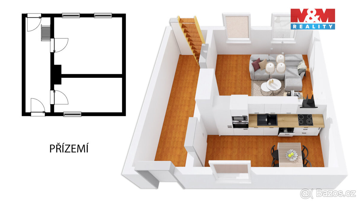 Prodej chalupy, 65 m², Nalžovské Hory - 8