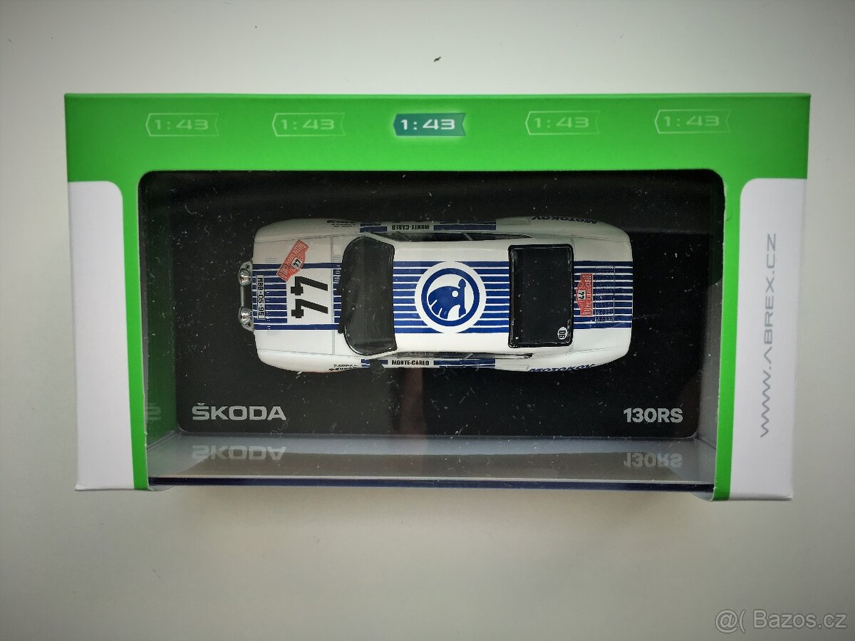 Model ŠKODA 130RS "RMC 1977" č 44 Abrex 1/43 - 8