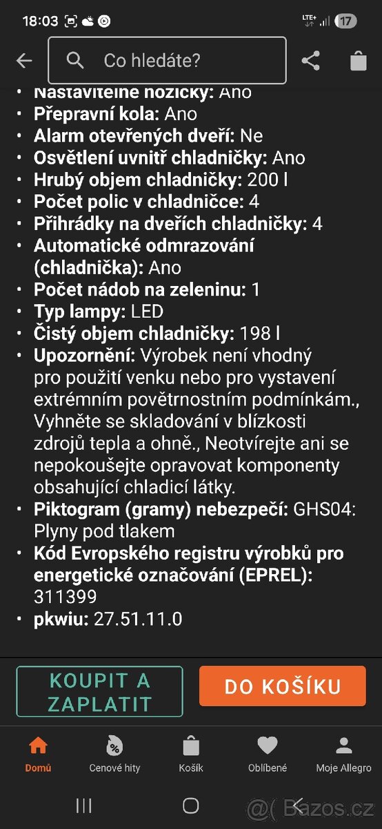 Lednice s mrazákem RK4182PS4 Gorenje 180x55x55 cm - 8