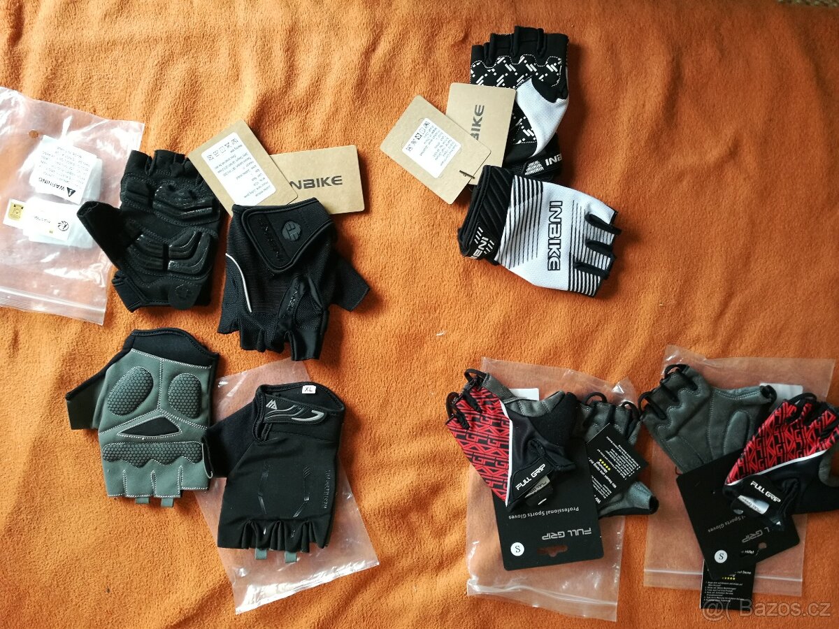 cyklistické rukavice,cyklorukavice vel.s,m,l,xl - 8