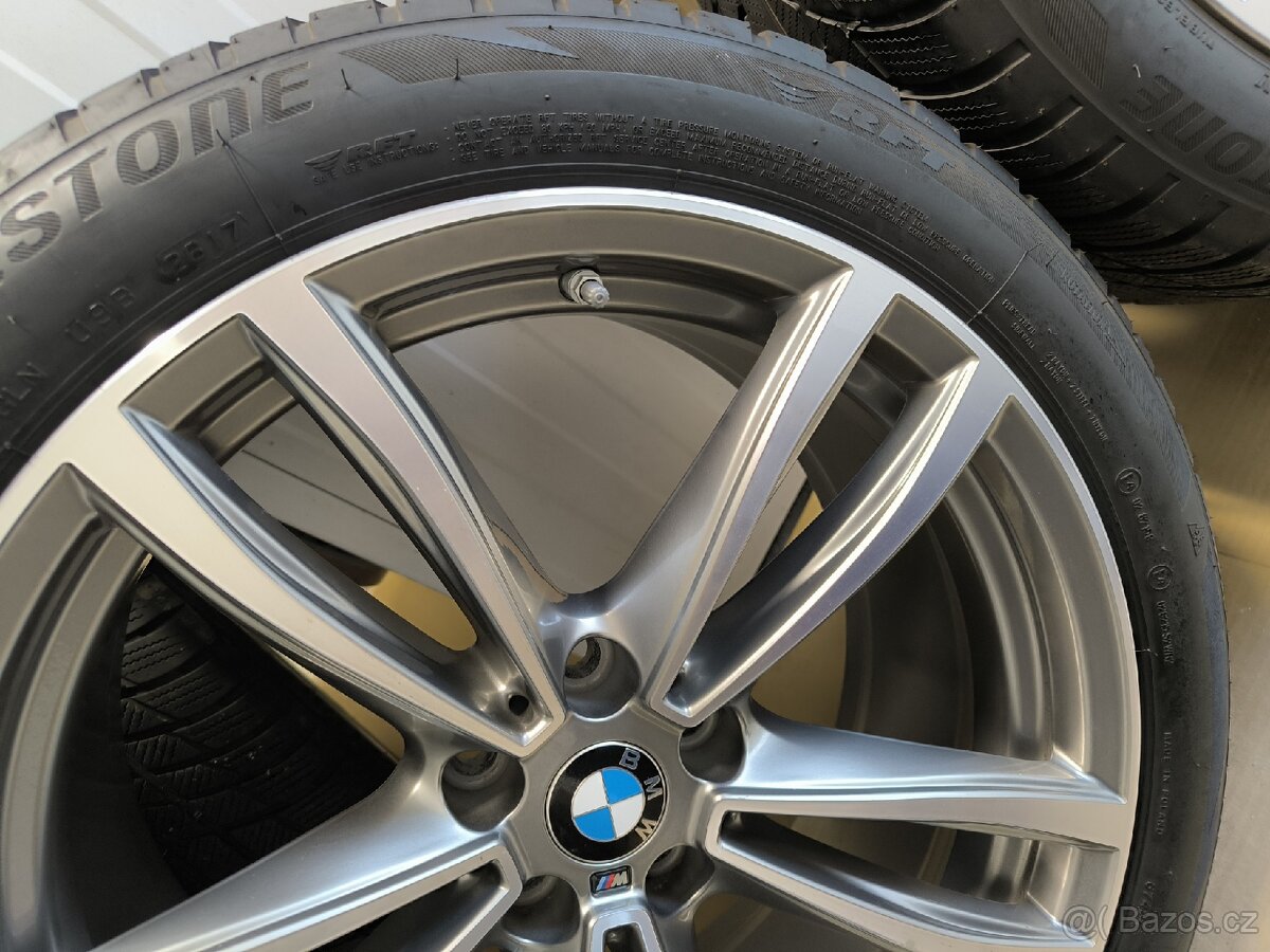 Alu kola BMW 6 5x112 r19 Originál, M paket, zimní pneu - 8