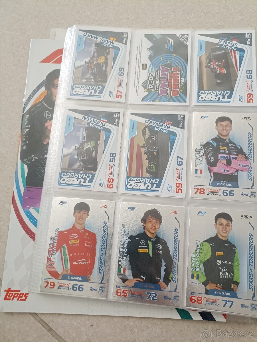 Kartičky F1 různé ročníky. - 8