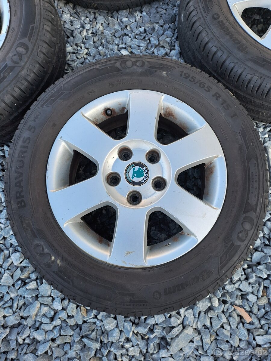 Sada letních kol 195/65/R15 - 8