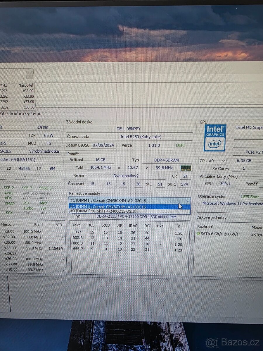 Mini Dell SFF s Intel i5 / 16GB RAM/256ssd - 8