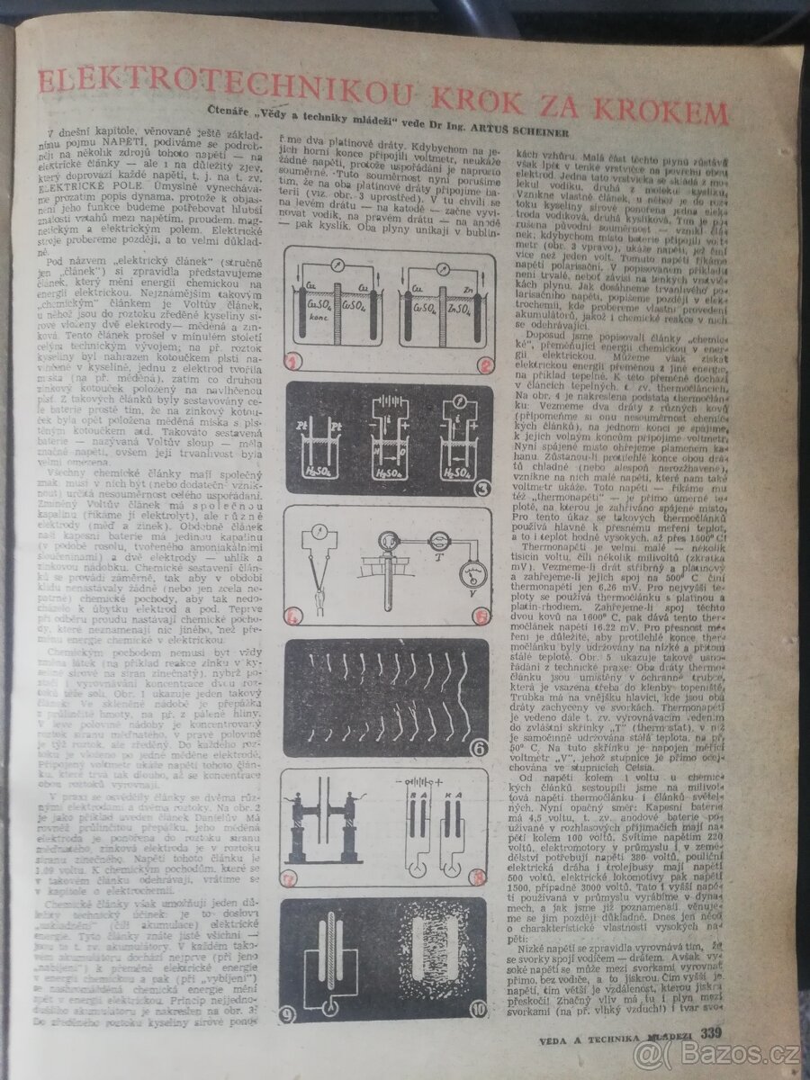 VĚDA A TECHNIKA MLÁDEŽI čísla 11, roku vydání 1955, VTM, - 8