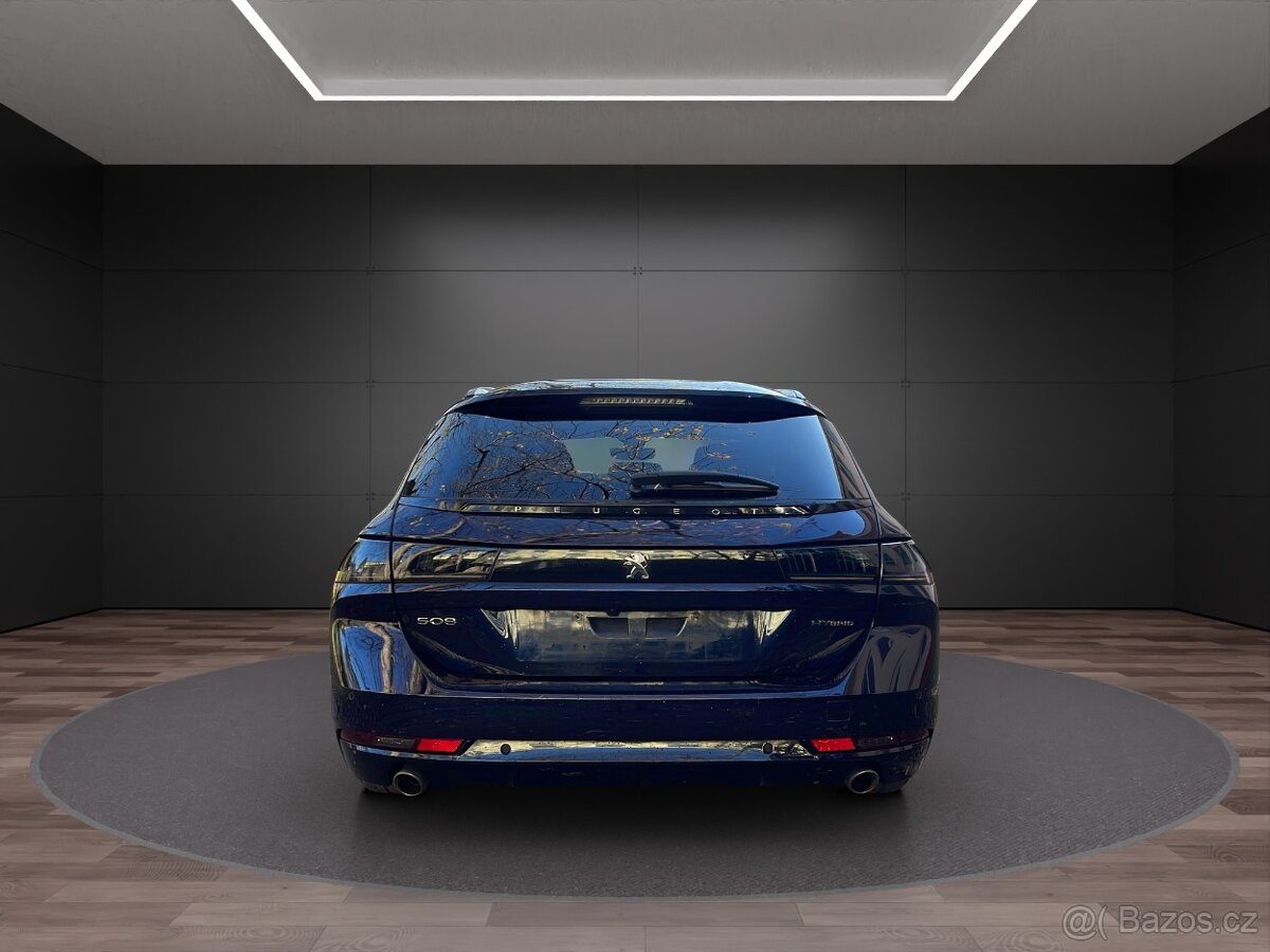 Peugeot 508 GT, 165kw, PHEV, pěkný vůz, DPH, SOH 96.8% - 8