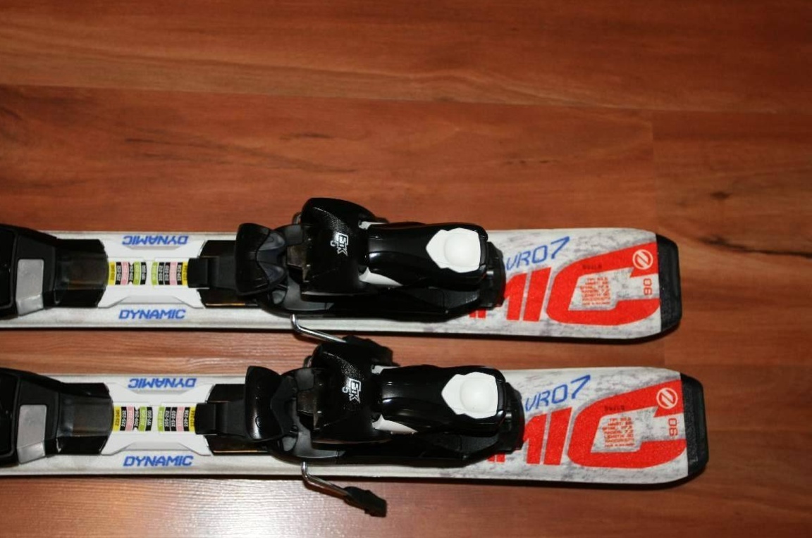 lyže Dynamic 90 cm , lyžáky salomon - 8