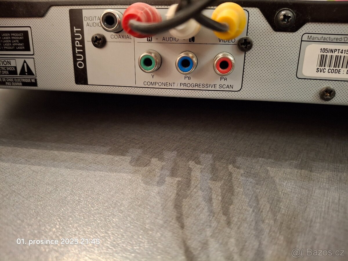 DVD přehrávač LG DVX 440 dálkové ovládání plně funkční málo - 8