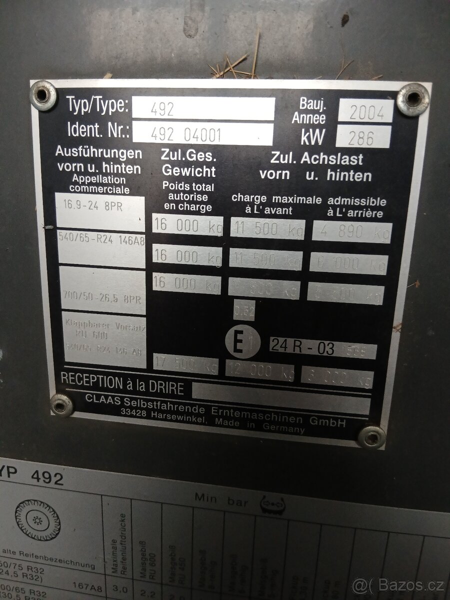 Claas Jaguar 850. - 8