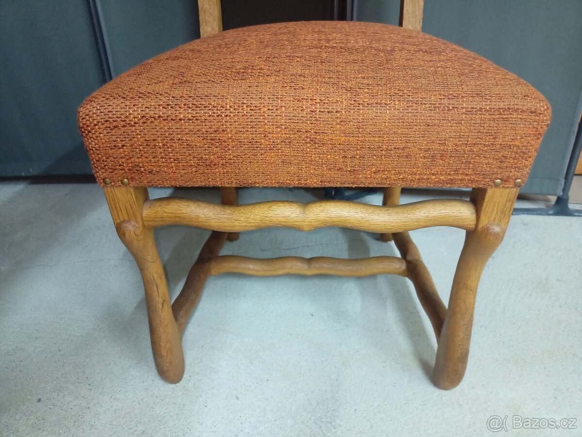 Prodám 4 x hezké rustikální židle z masivu - 8