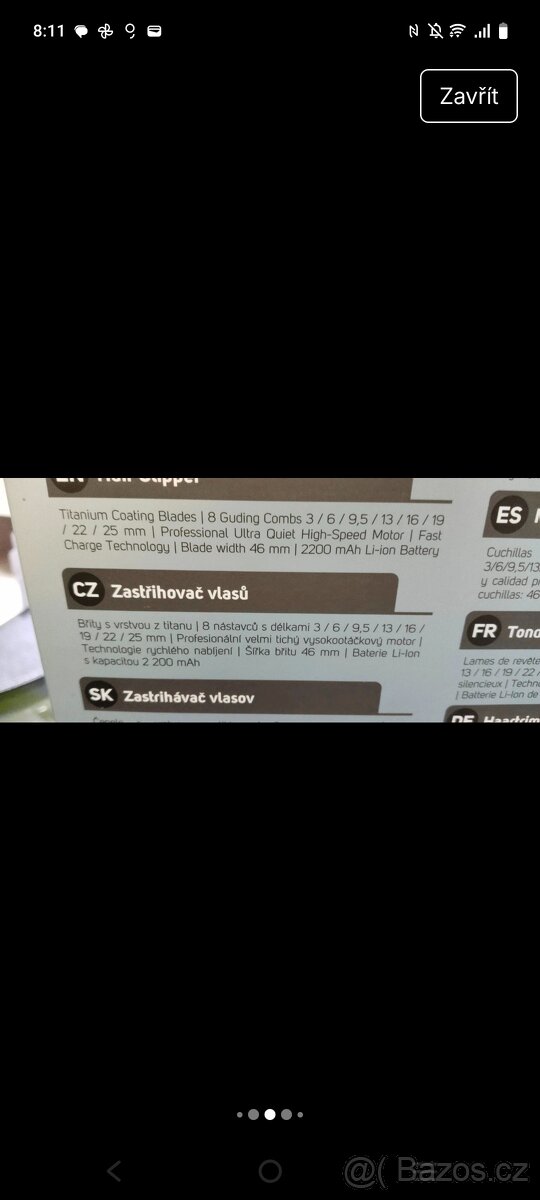 Zastřihovač vlasů - 8