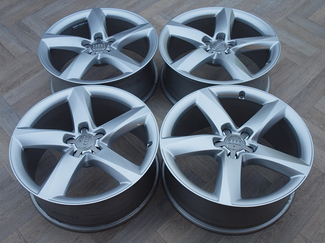19" 5x112 ALU KOLA AUDI A7 A8 = ZÁNOVNÍ ORIGINÁL SADA - 8