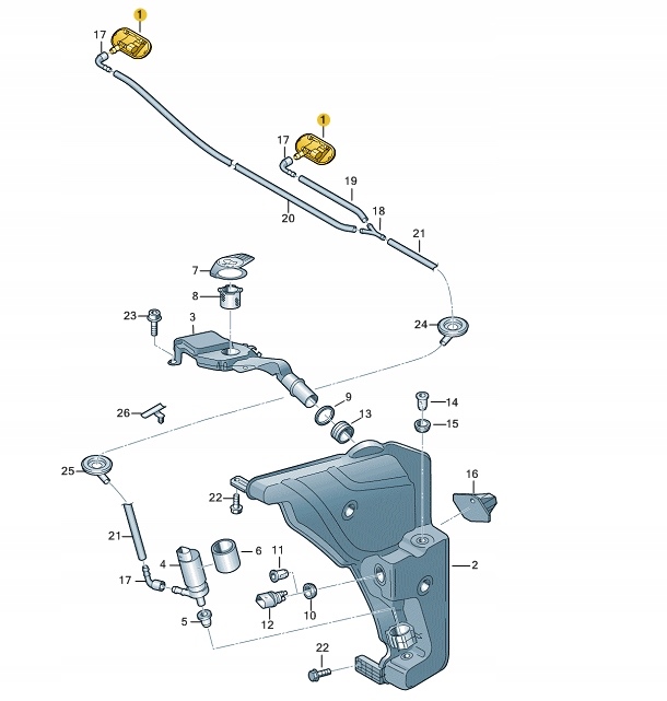 Ostřikovače Audi A6 C7 - 8