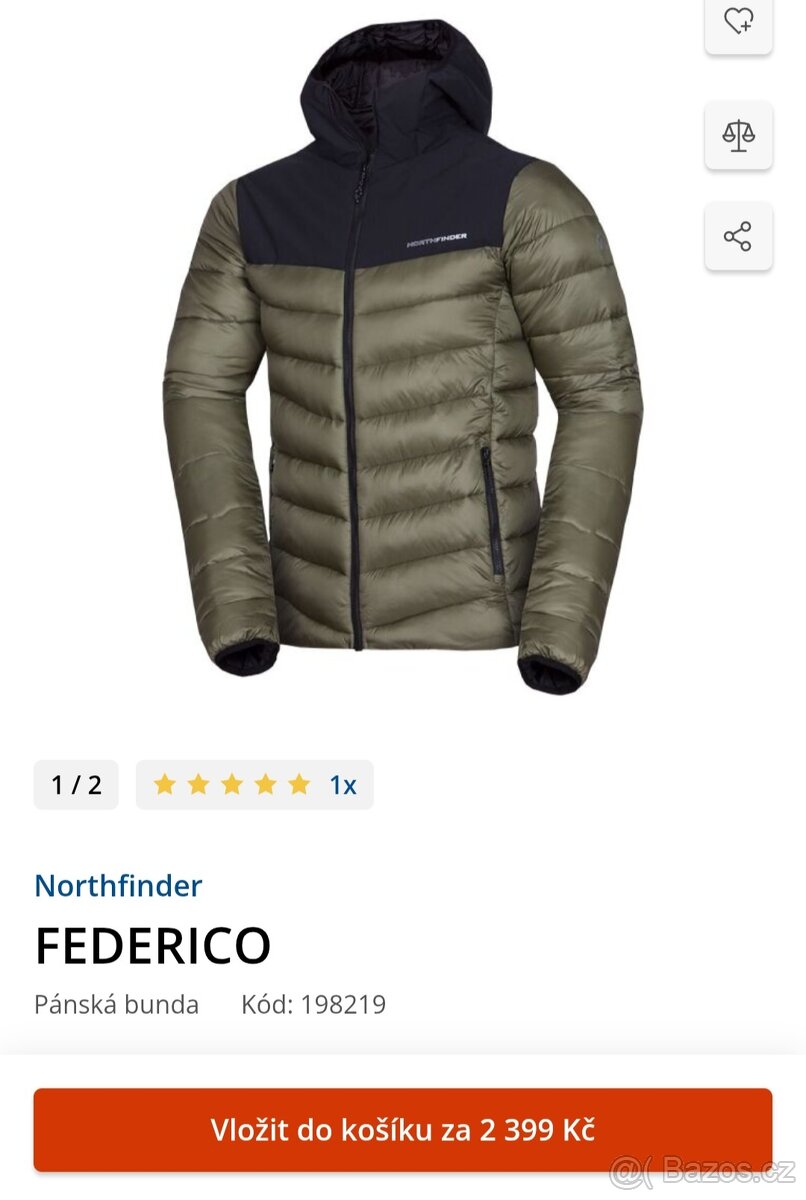 NOVÁ pánská bunda Northfinder, vel. S - 8