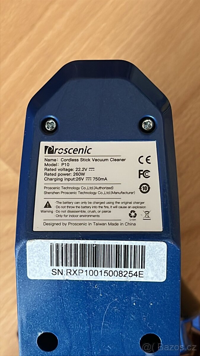 Proscenic P10 tyčový vysavač - 8