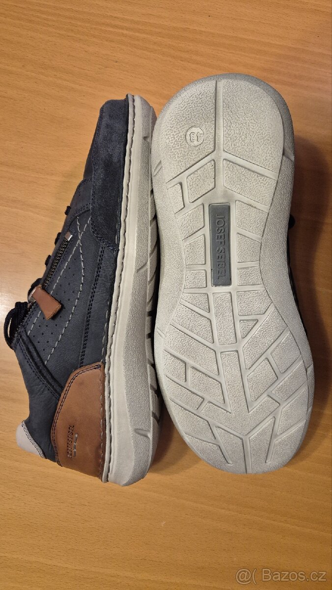 Nové kožené polobotky Josef Siebel vel. 43 - 8