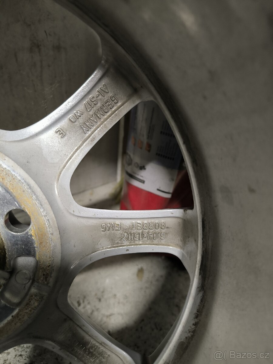 Alu kola FORD Fiesta 4x108 r15 Originál,zim.pneu94%+TPMS - 8