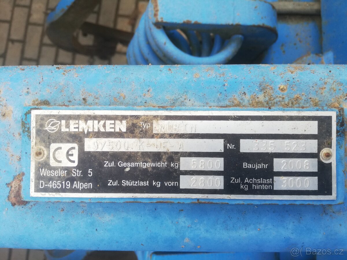 Lemken rubin 9/500 - 8