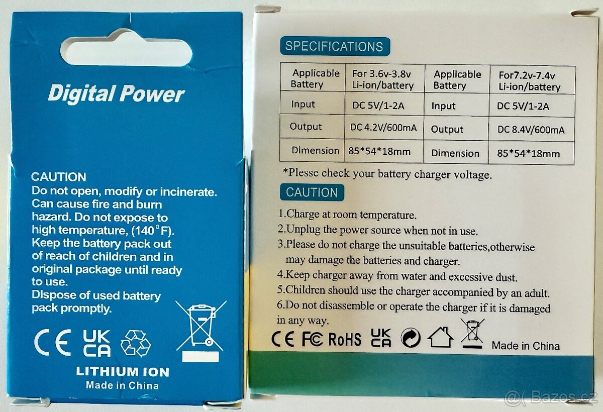 Baterie Li-Ion Power Trust VW-VBT380 3900 mAh + nabiječka - 8