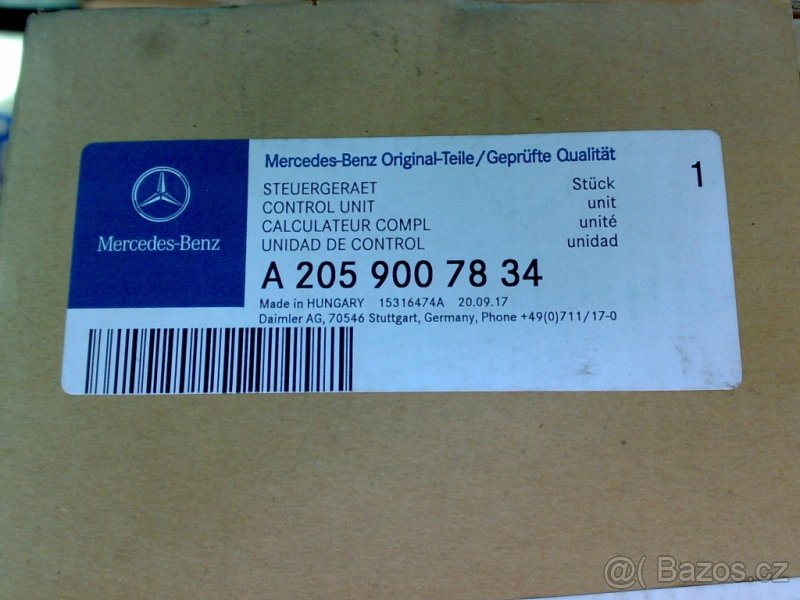 S-klasse W221,W222 ,C-Klasse W205 Navigace Comand. - 8