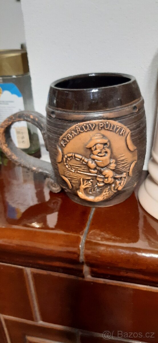 Keramika, Placatka, retro dóza, Aromalampa, obrázky, od 20kč - 8