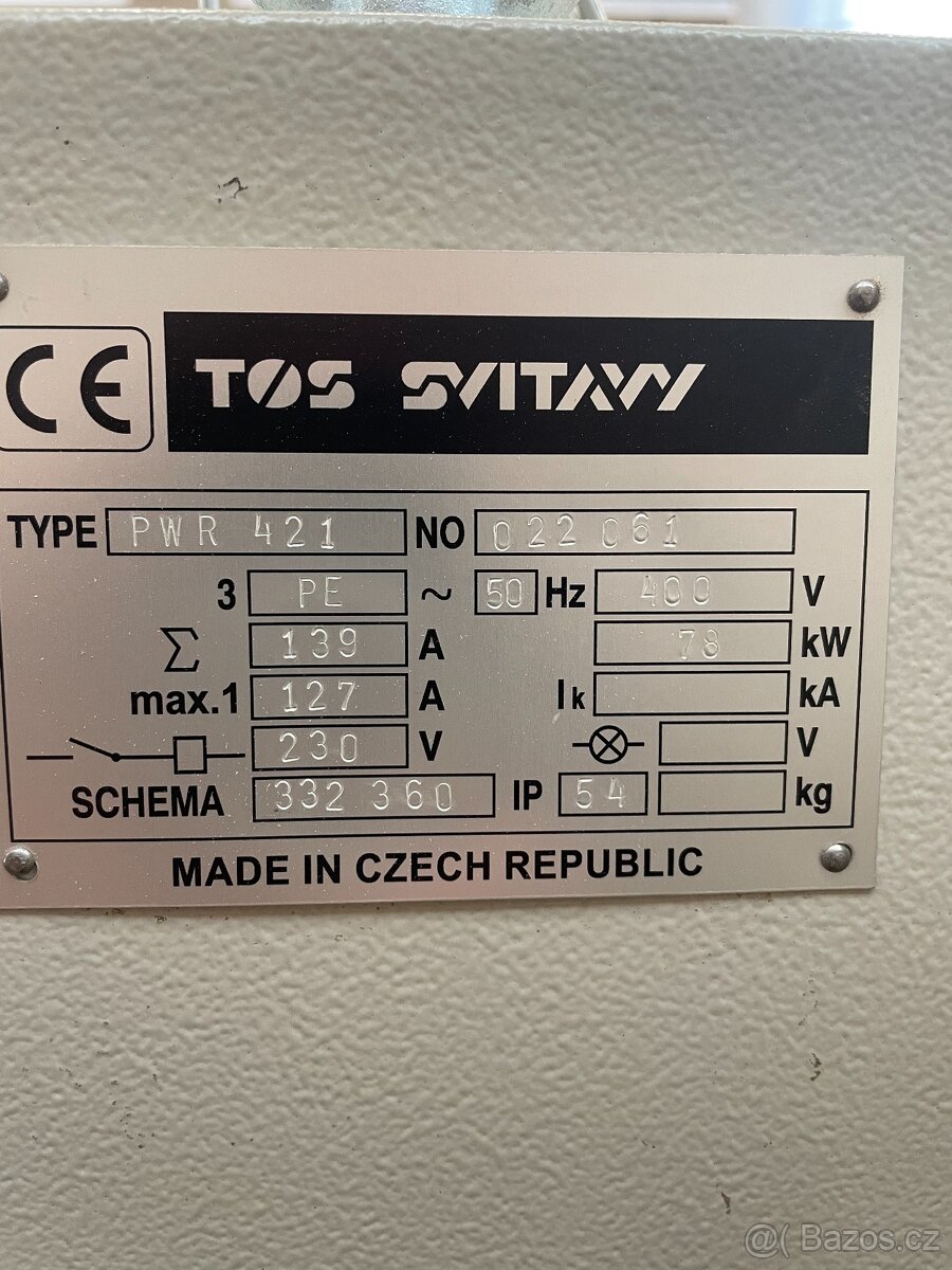 Rozmítací pila TOS PWR 401 - 8