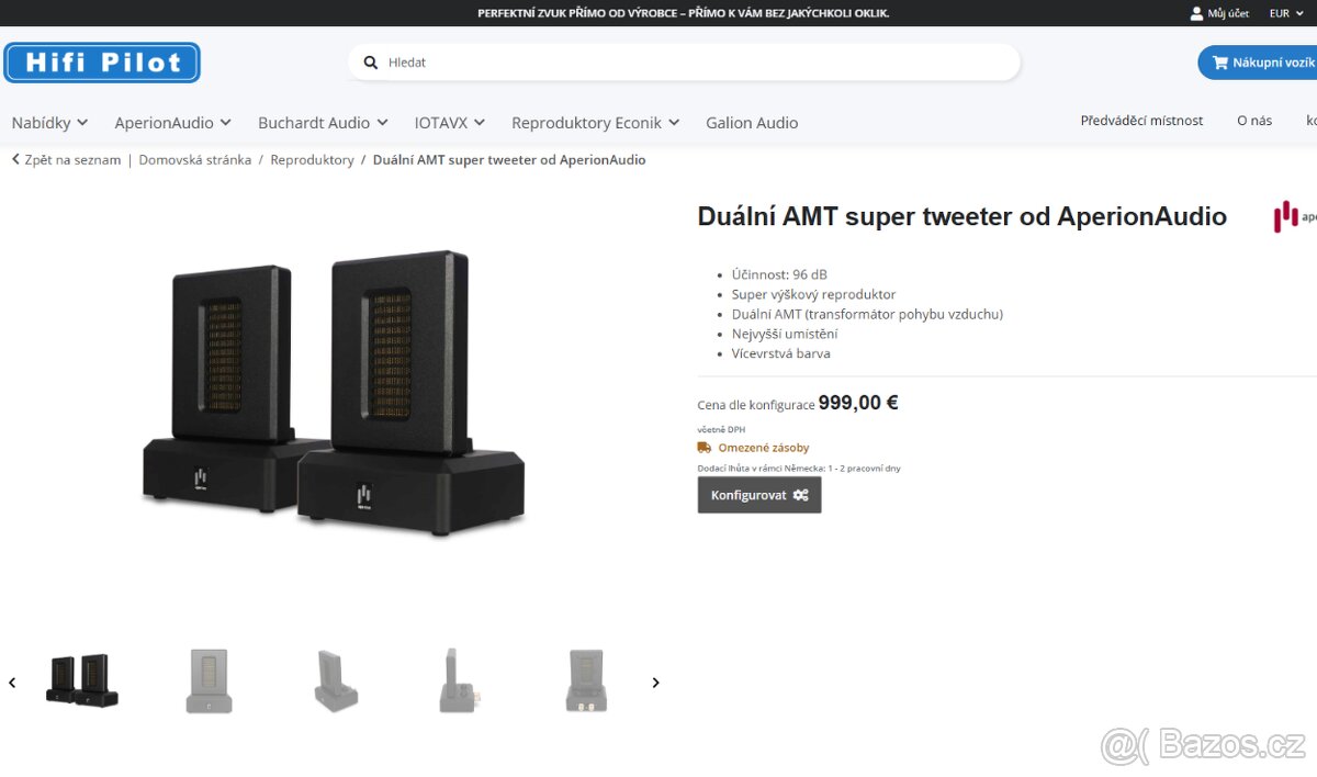 APERION AUDIO DUAL AMT Super Tweeter - 8