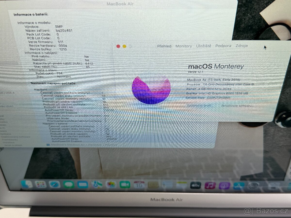 MacBook Air 13'' 2015 / i5 / 4GB RAM / 256GB SSD - DPH - 8