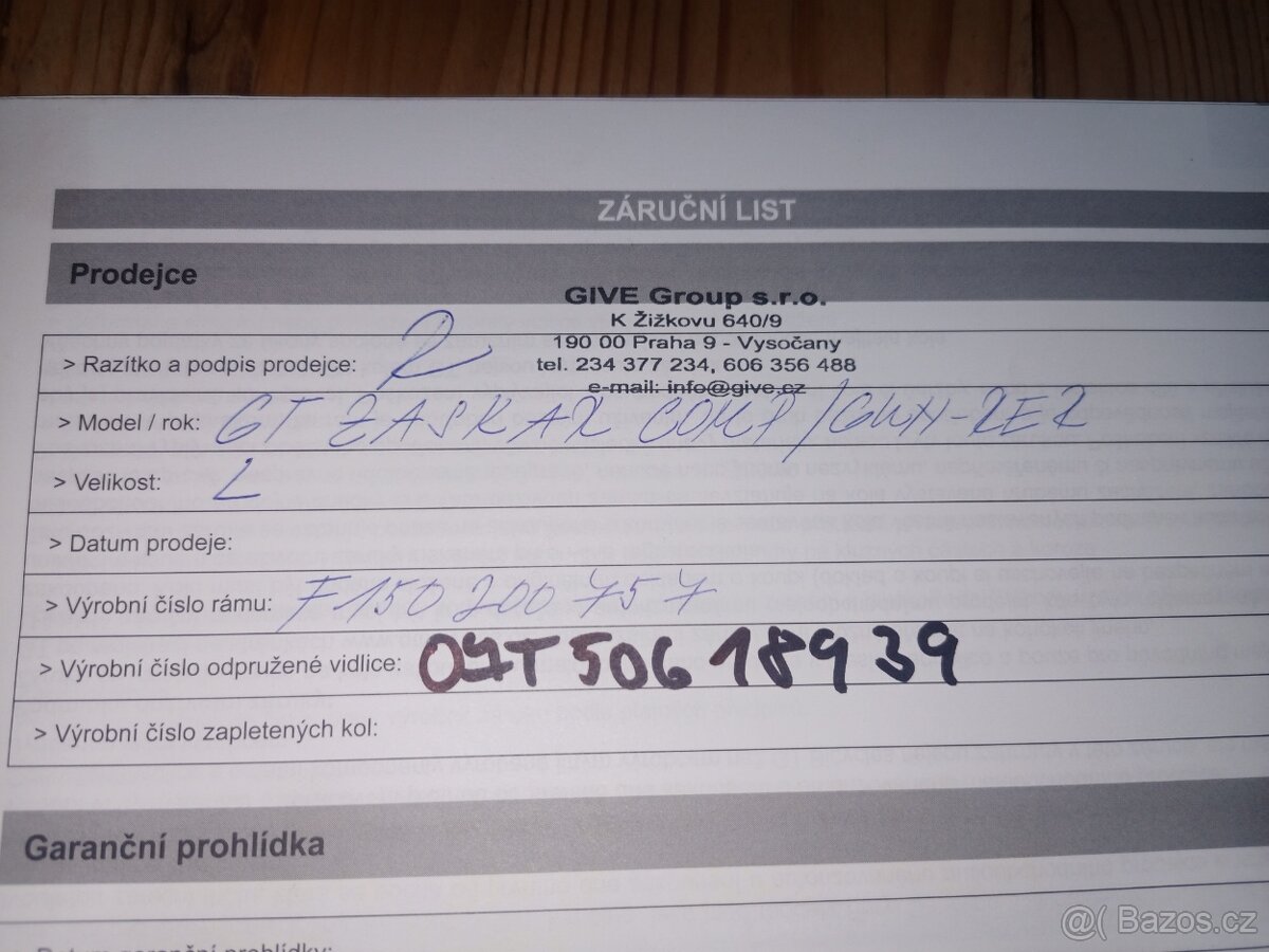 Horské kolo GT Zaskar 27.5 vel.L - 8