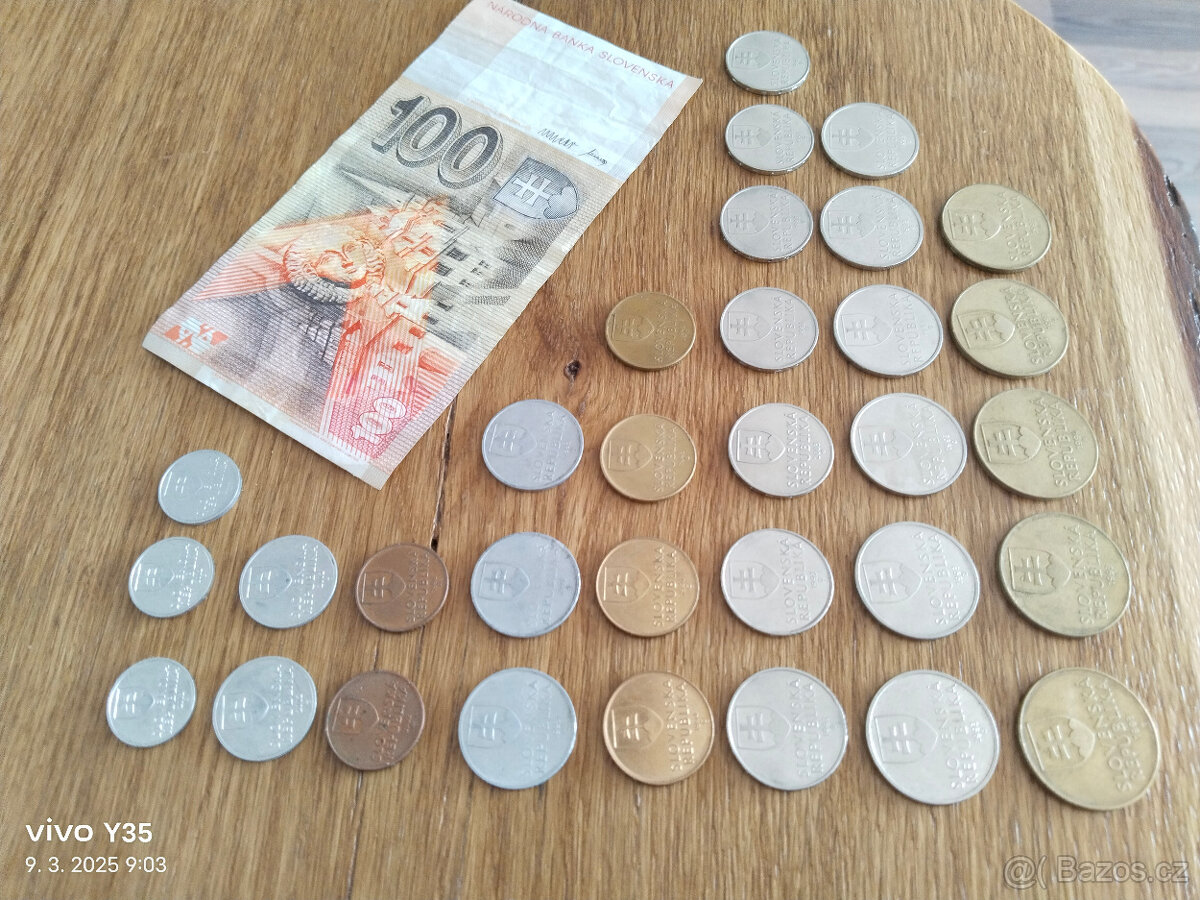 Slovenská republika mince a bankovka 33ks - 8