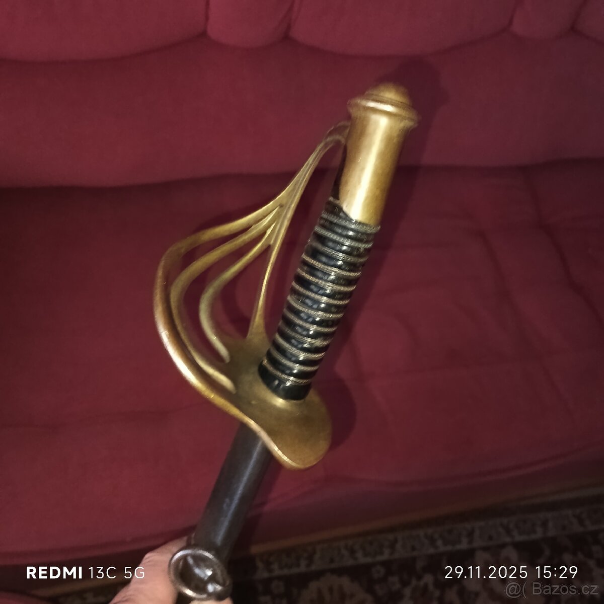 Šavle, Palaš vycházkový m 1855 Francie. - 8