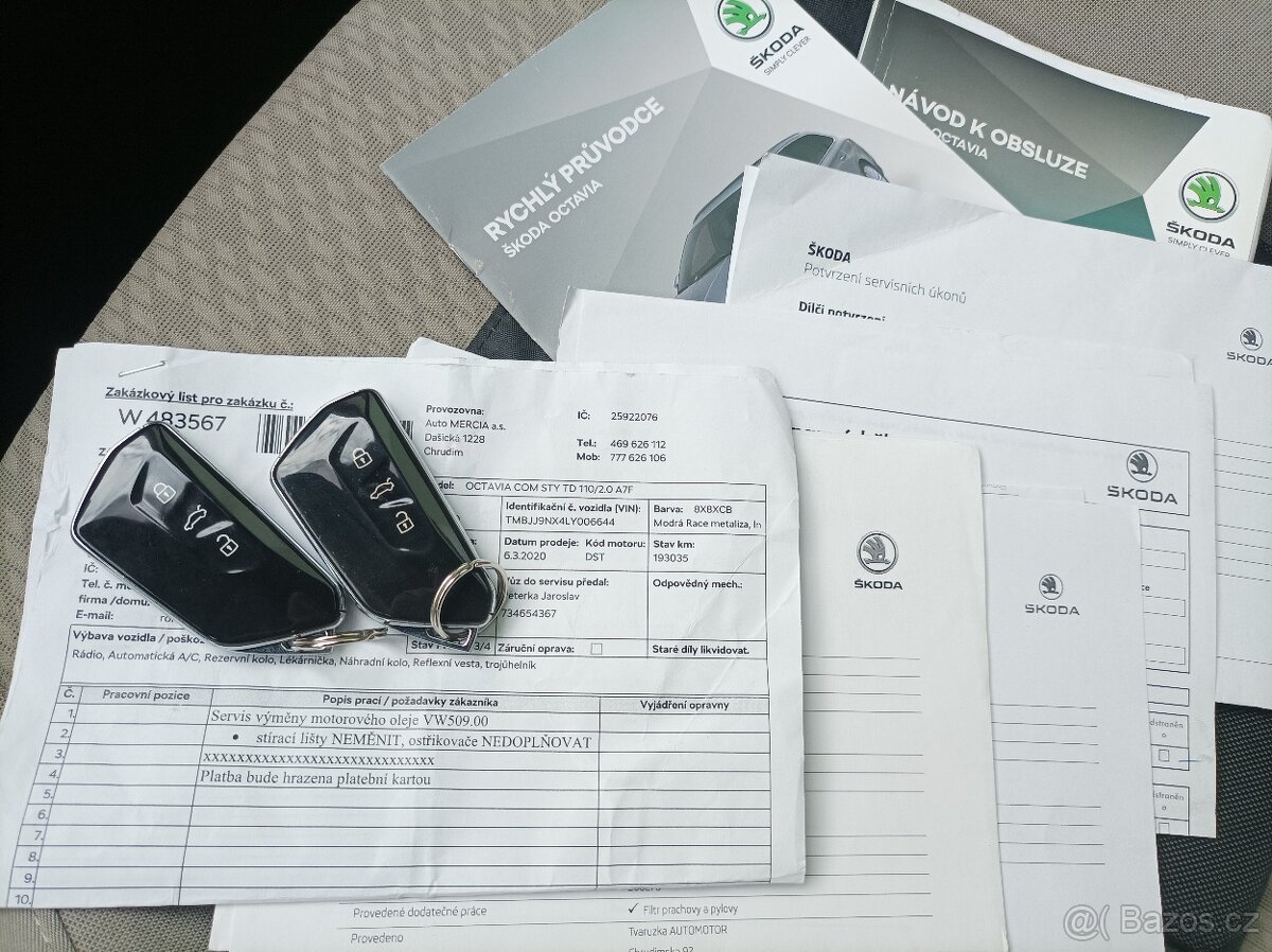 Octavia 4 kombi DSG 2.0 TDI Style DPH ČR - 8