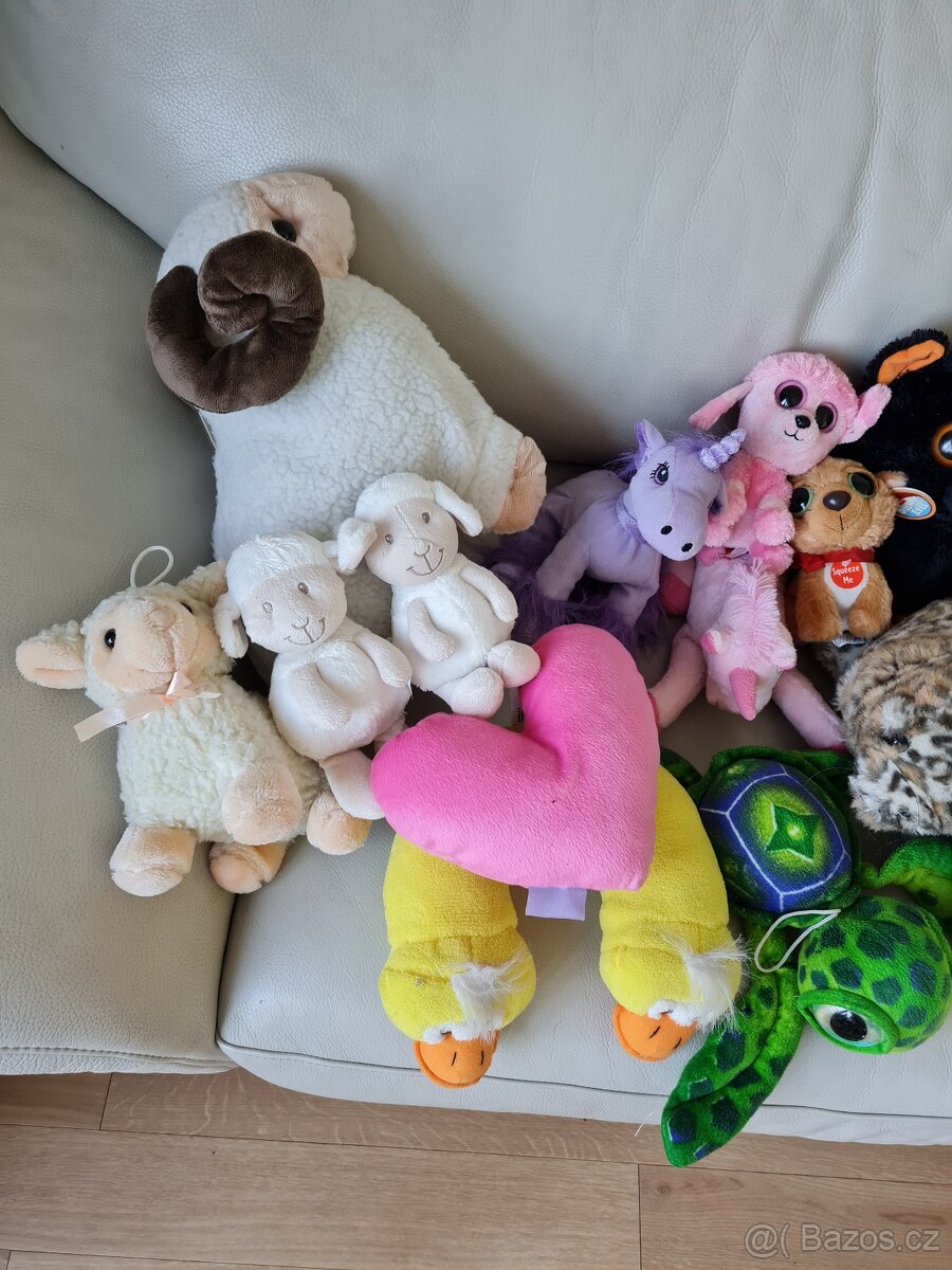 PLYŠÁCI: Disney, TY Beanie, mořští, Ungry Birts, - 8