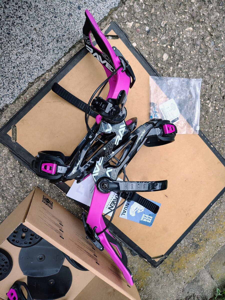 Raven Fastec FT360 - snowboardové vázání - nové - 8