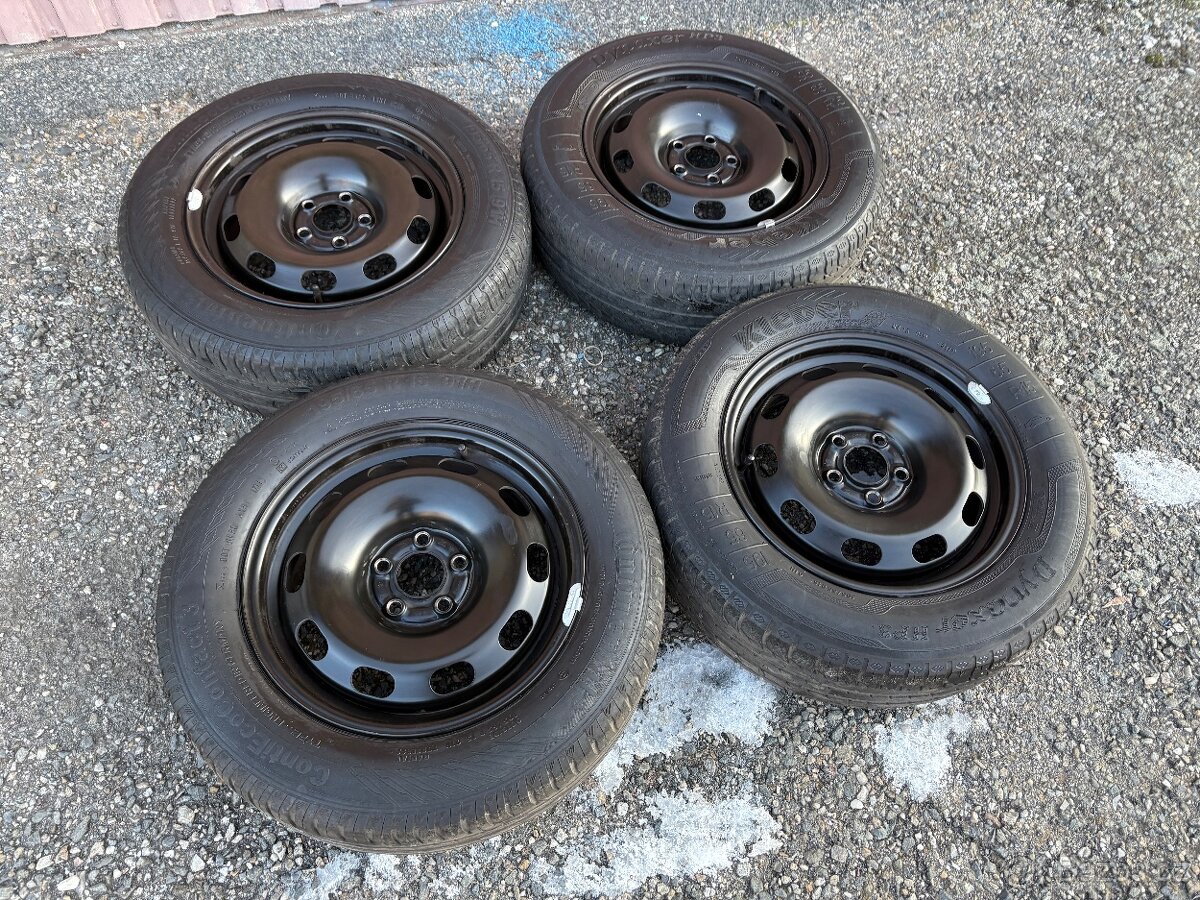 Plechové disky Škoda Vw 195/65r15 - 8