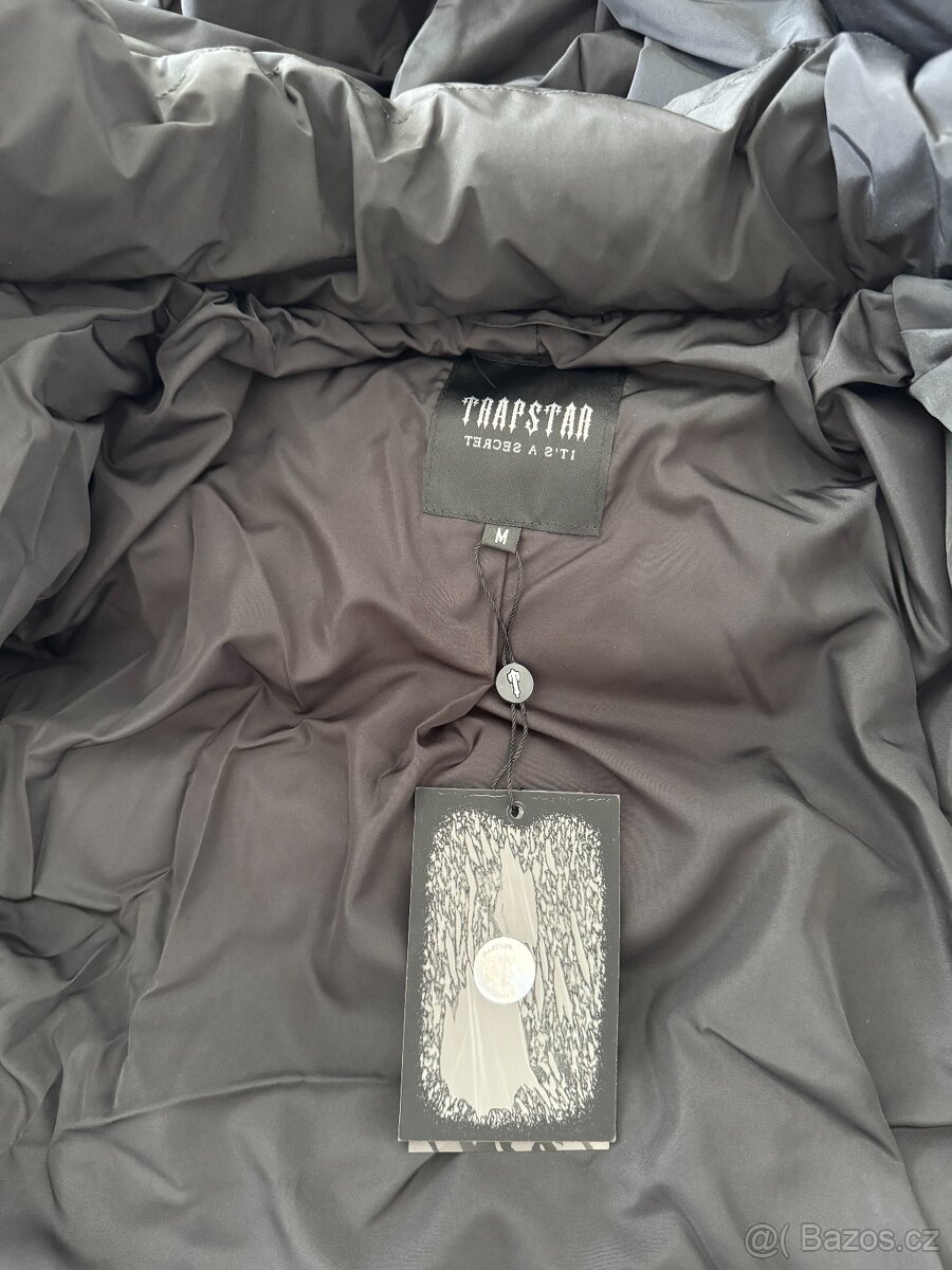 Trapstar Irongate detachable hooded puffer jacket bunda red - 8