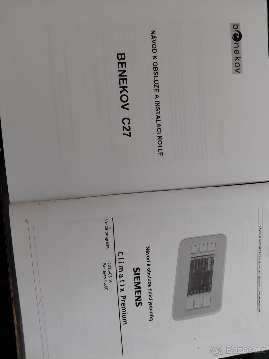 Kotel na tuhá paliva Benekov C27 Premium – perfektní stav - 8